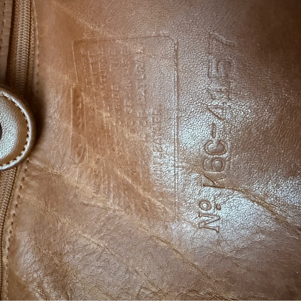 RARE Vintage COACH Waverly SoHo Buckle Bag in British Tan - Picture 8 of 12